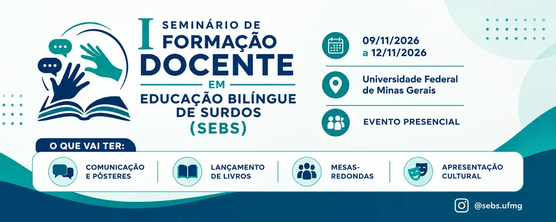 I Seminário de Formação Docente em Educação Bilíngue de Surdos