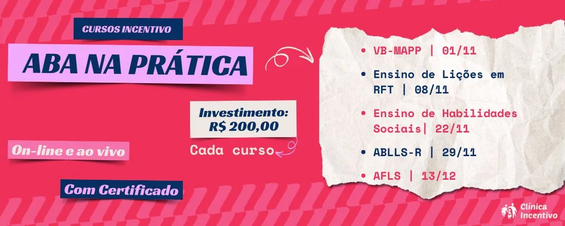 Cursos Incentivo: ABA na Prática