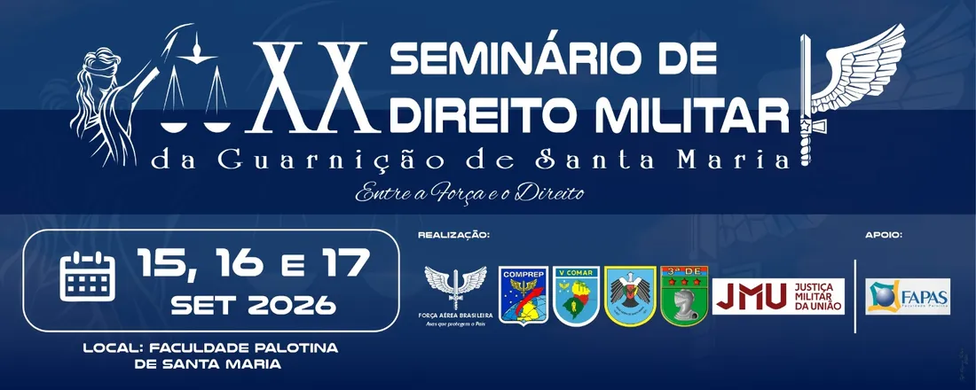 XX Seminário de Direito Militar