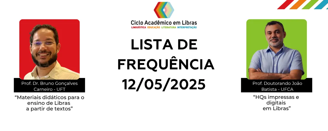 LISTA DE FREQUÊNCIA - 12/05/2026