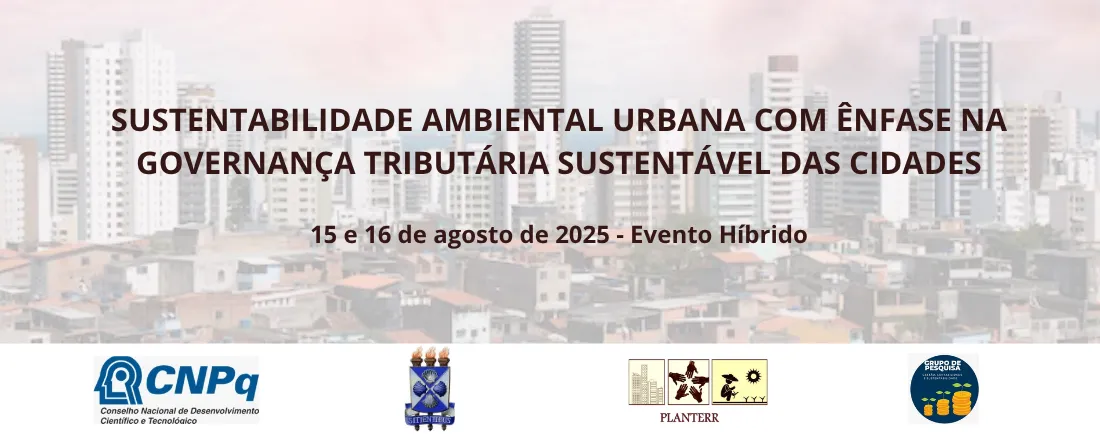 Sustentabilidade ambiental urbana com ênfase na governança tributária sustentável das cidades