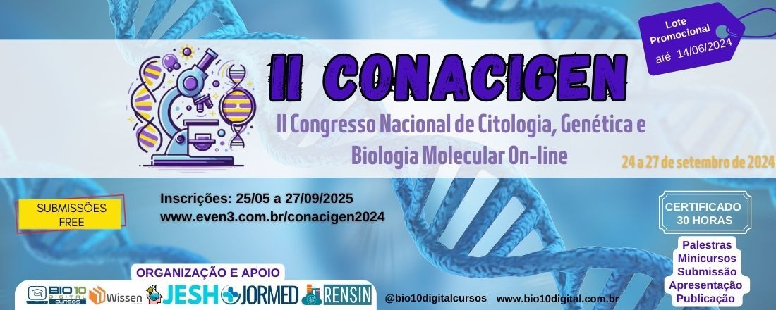 II Congresso Nacional de Citologia, Genética e Biologia Molecular On-line (II CONACIGEN)