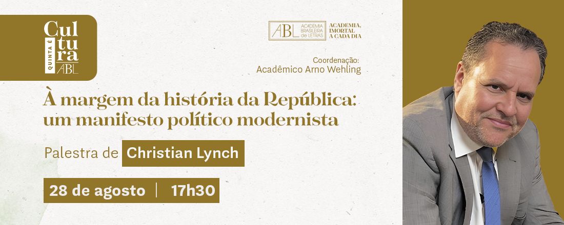 À margem da história da República: um manifesto político modernista