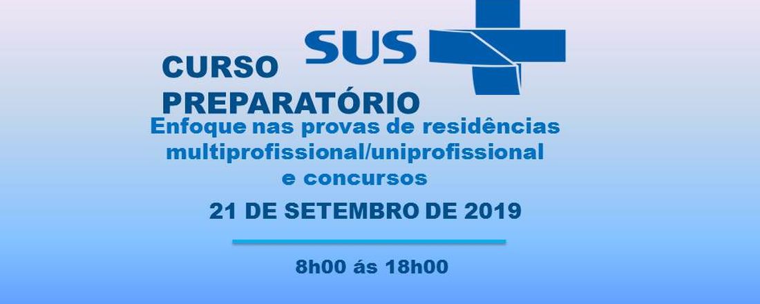 CURSO PREPARATÓRIO SUS