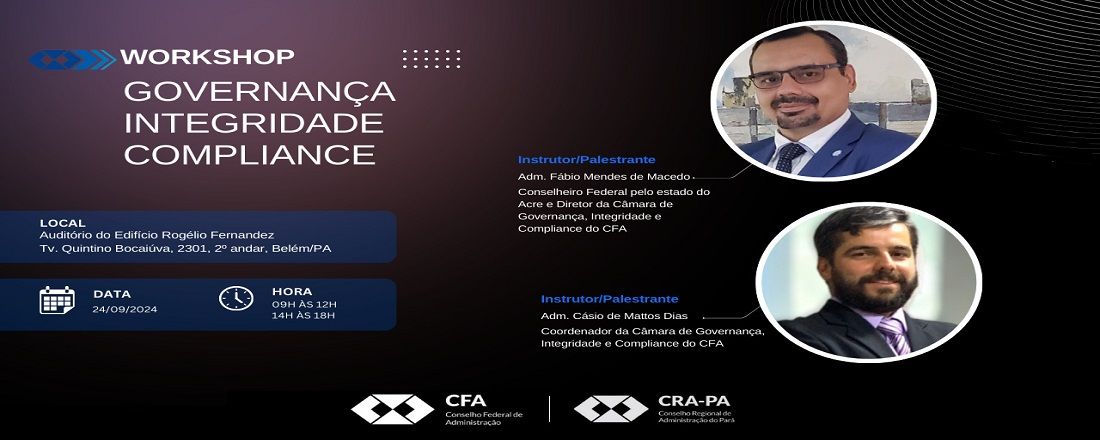 Workshop Governança, Integridade e Compliance