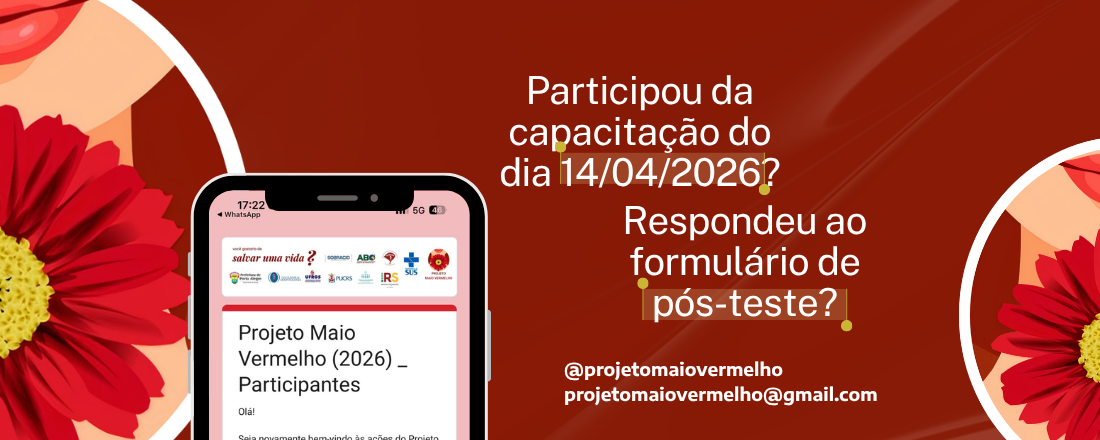 Maio Vermelho (Aula fechada)