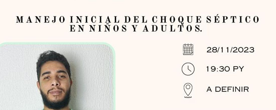 Manejo Inicial del Choque Séptico en Niños y Adultos