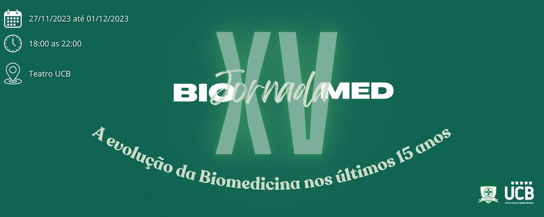 XV Jornada de Biomedicina UCB