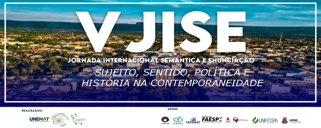 V JORNADA INTERNACIONAL SEMÂNTICA E ENUNCIAÇÃO (V JISE)