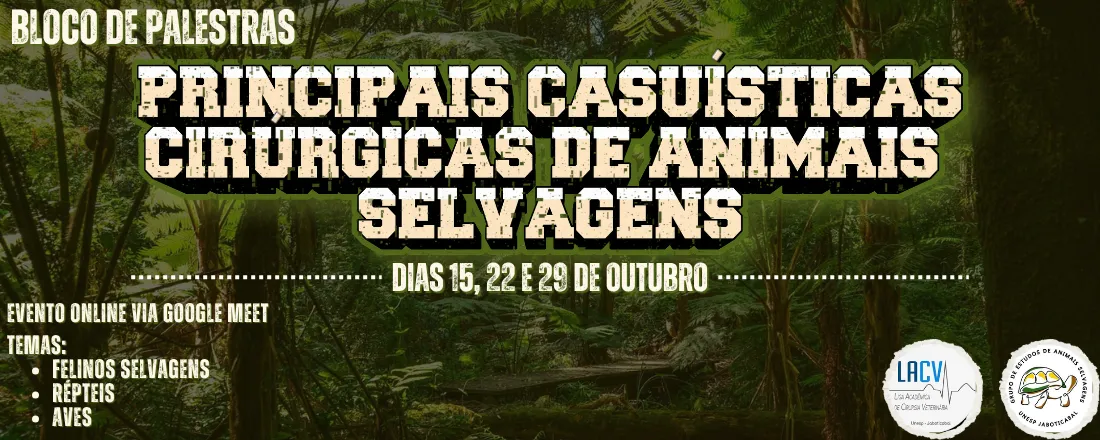 Principais Casuísticas Cirúrgicas de Animais Selvagens
