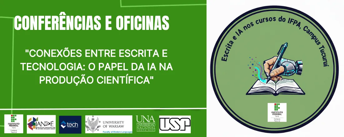 Conferências e oficinas"Conexões entre escrita e tecnologia: o papel da IA na produção científica"