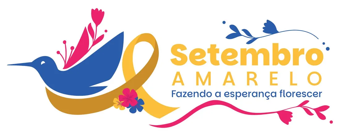 SETEMBRO AMARELO 2026 - Cuidado que aproxima, compromisso de todos, vidas que importam.