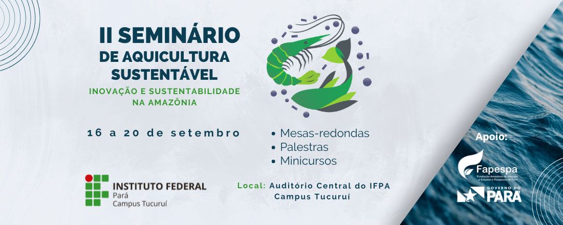 2° Seminário da Aquicultura Sustentável