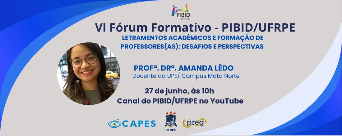6º Fórum Formativo PIBID/UFRPE