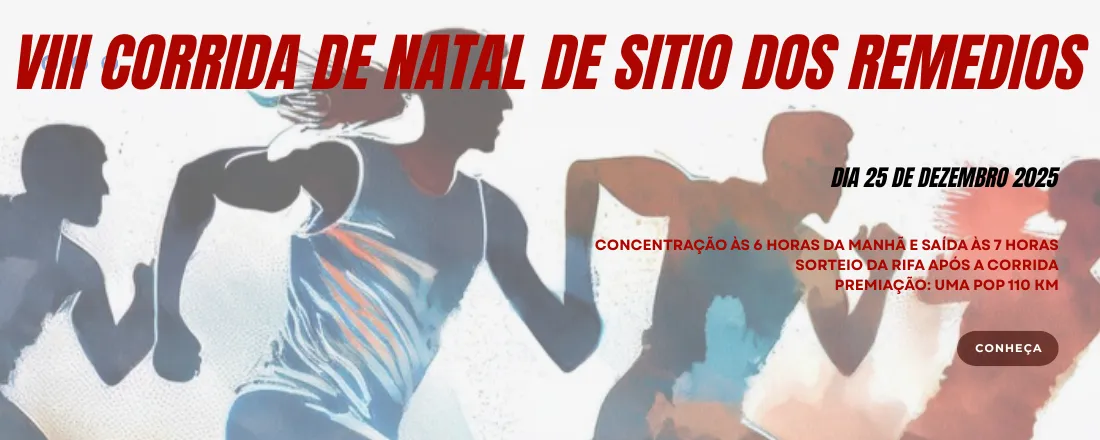 VIII CORRIDA DE NATAL DE SITIO DOS REMEDIOS