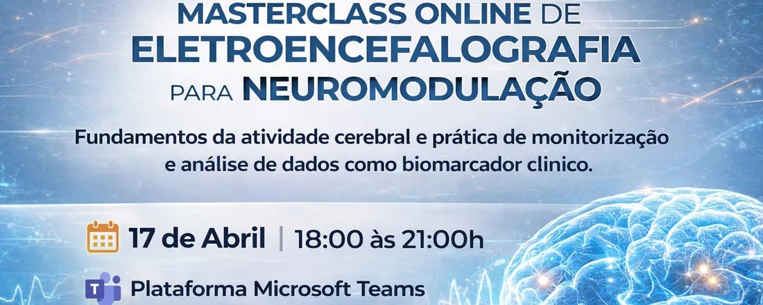 Masterclass Online de eletroencefalografia para neuromodulação