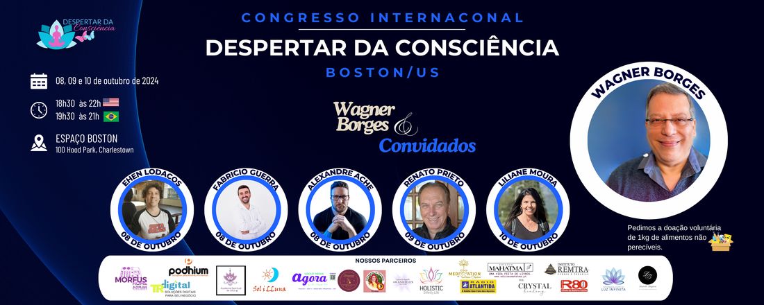 CONGRESSO DESPERTAR DA CONSCIÊNCIA - BOSTON/US