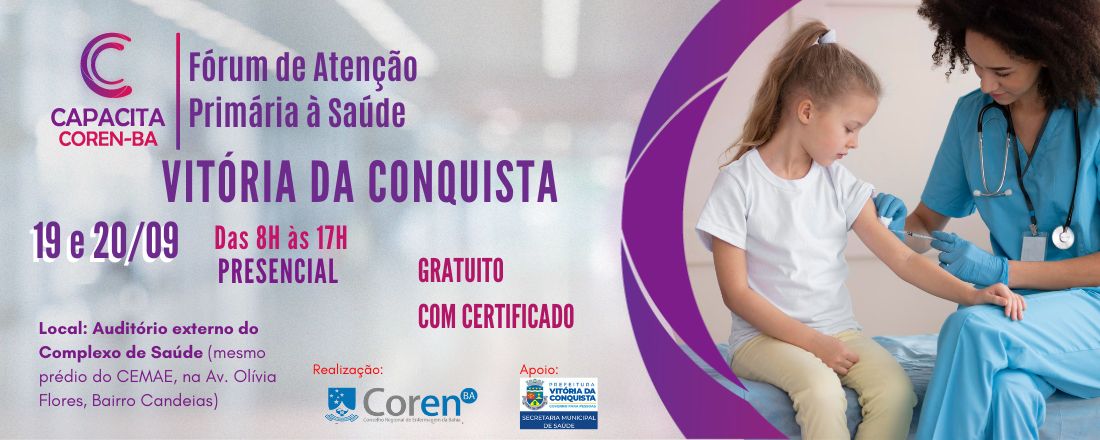 Fórum de Atenção Primária à Saúde de Vitória da Conquista