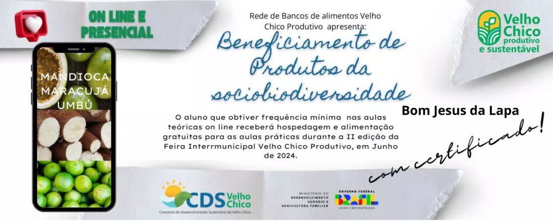BENEFICIAMENTO DE PRODUTOS DA BIODIVERSIDADE - BOM JESUS DA LAPA