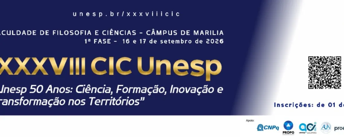 XXXVIII Congresso de Iniciação Científica da Unesp - FFC/Marília