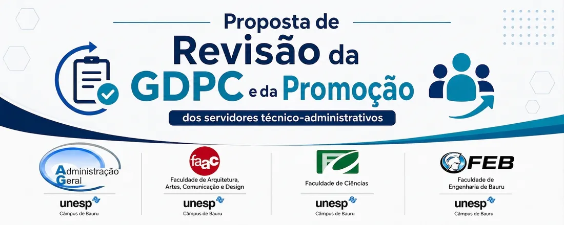 Proposta de revisão da GDPC e da promoção dos servidores técnico-administrativos