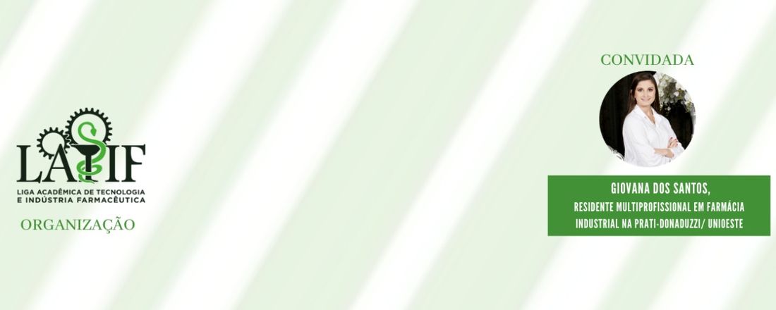 Webinar de Indústria Farmacêutica - Pesquisa e Desenvolvimento Farmacotécnico na Indústria Farmacêutica
