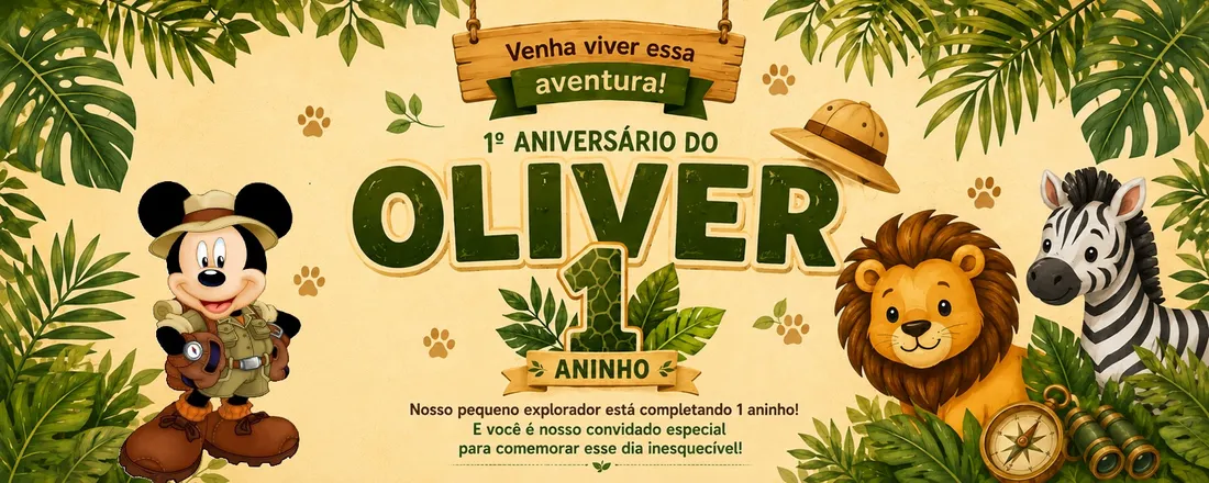 Aniversário 1 ano do Oliver