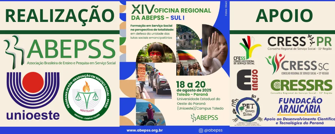Oficina Regional ABEPSS Sul I - Formação em Serviço Social na perspectiva de totalidade: em defesa das lutas sociais e emancipatórias
