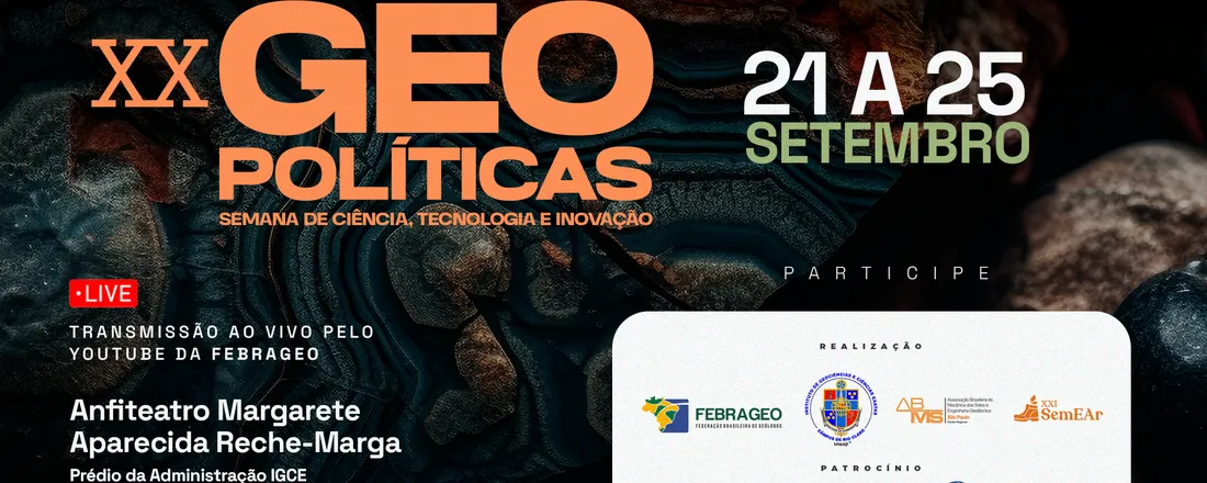 XX GEOPOLÍTICAS: Semana de Ciência, Tecnologia e Inovação
