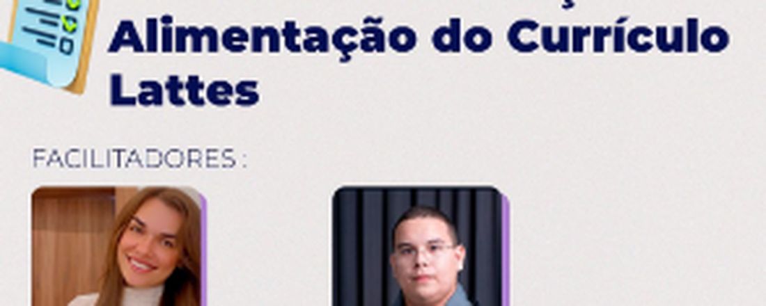 Oficina de Elaboração e alimentação do Currículo Lattes