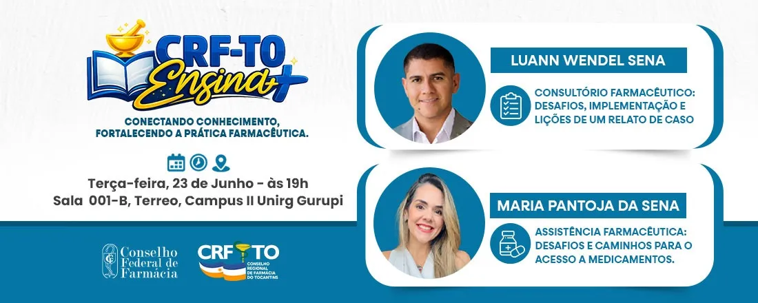 CRFTO ENSINA + Consultório Farmacêutico: desafios, implementação e lições de um relato de caso.