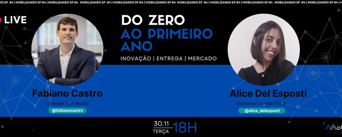 Do zero ao 1° ano: Inovação, entrega e mercado.