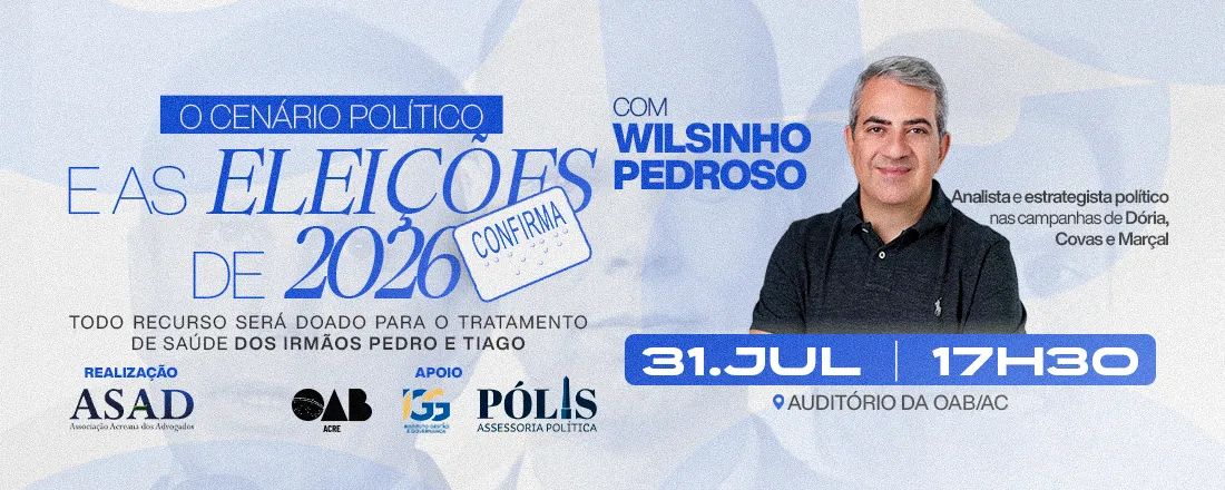 Cenário Político, Direito e Eleições 2026
