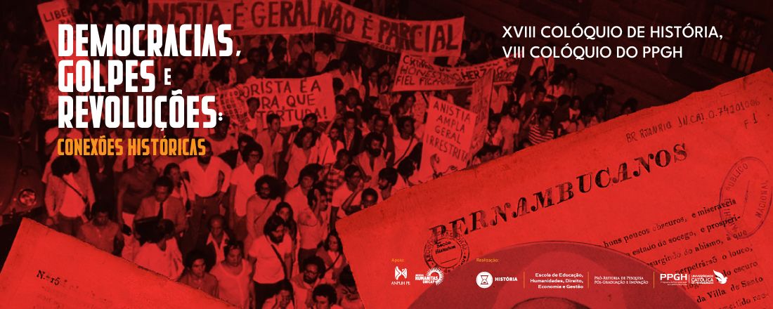 XVIII COLÓQUIO DE HISTÓRIA, VIII COLÓQUIO DO PPGH