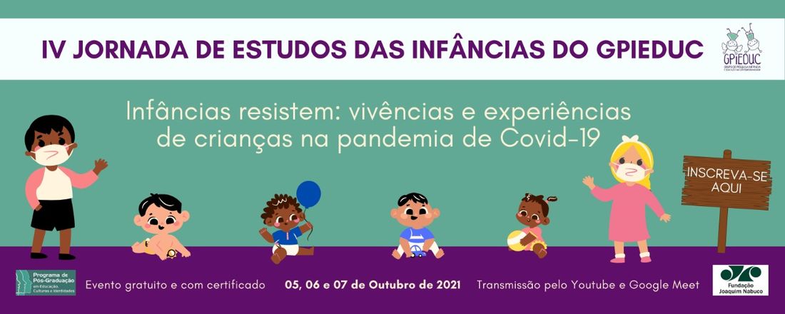 IV Jornada de Estudos das Infâncias