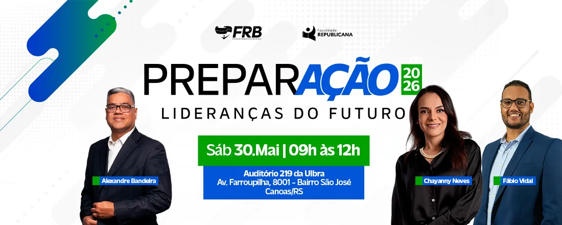 PREPARAÇÃO 2026 - LÍDERES DO FUTURO