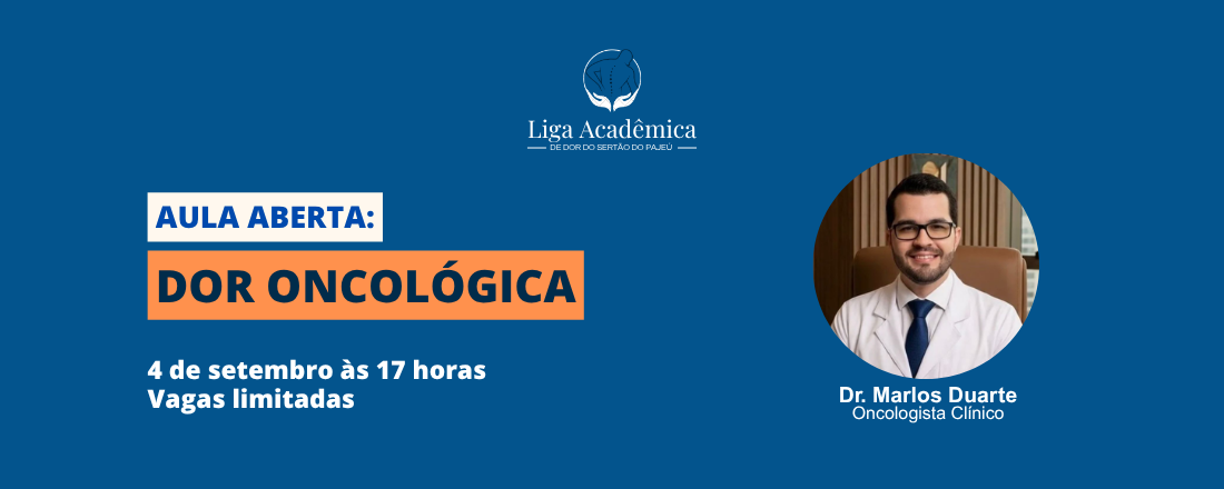 Aula aberta: Dor Oncológica