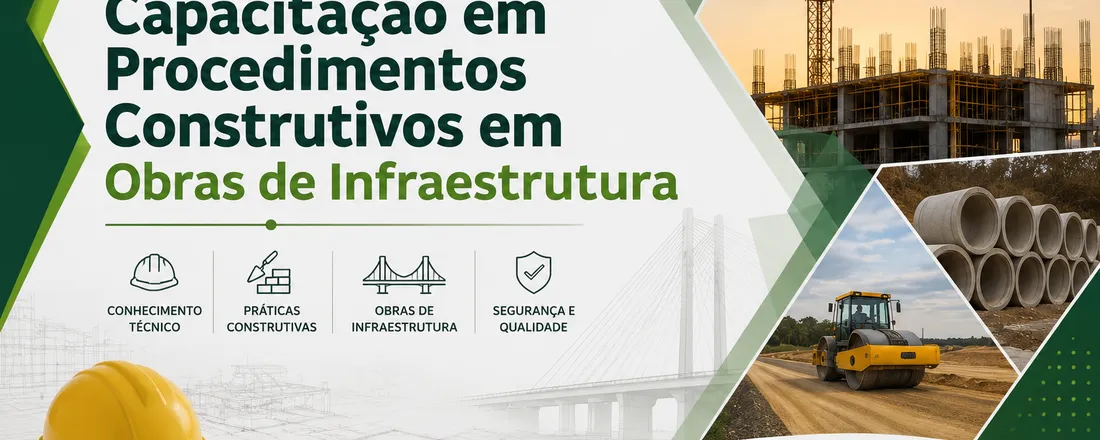 Capacitação em procedimentos construtivos em obras de infraestrutura