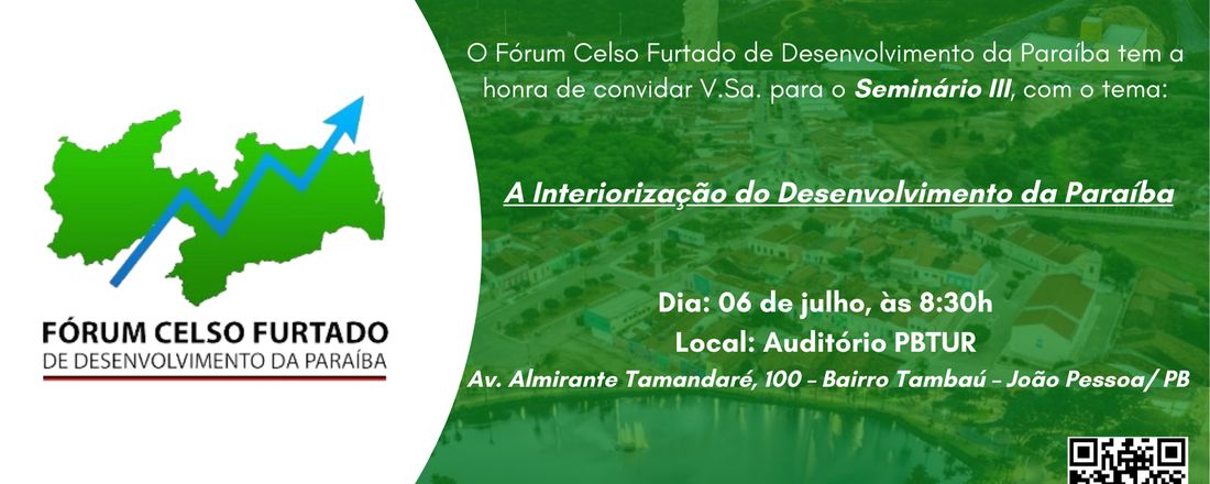 Seminário III "A Interiorização do Desenvolvimento da Paraíba"