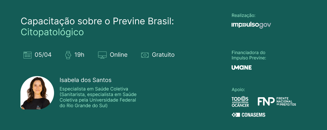 Capacitação Previne Brasil: Cobertura de Exame Citopatológico