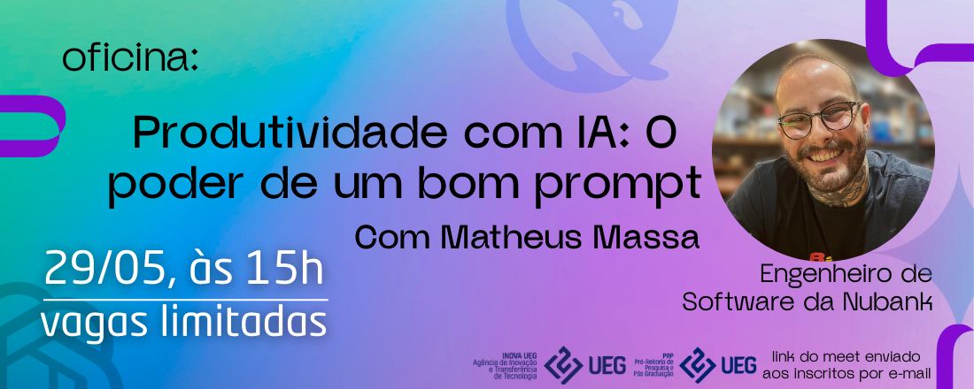 oficina: Produtividade com IA: O poder de um bom prompt