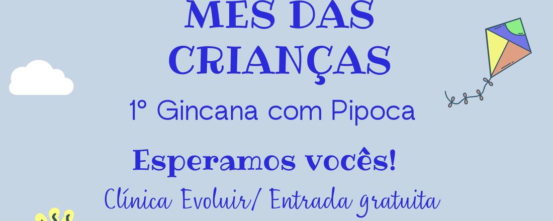 Gincana com pipoca