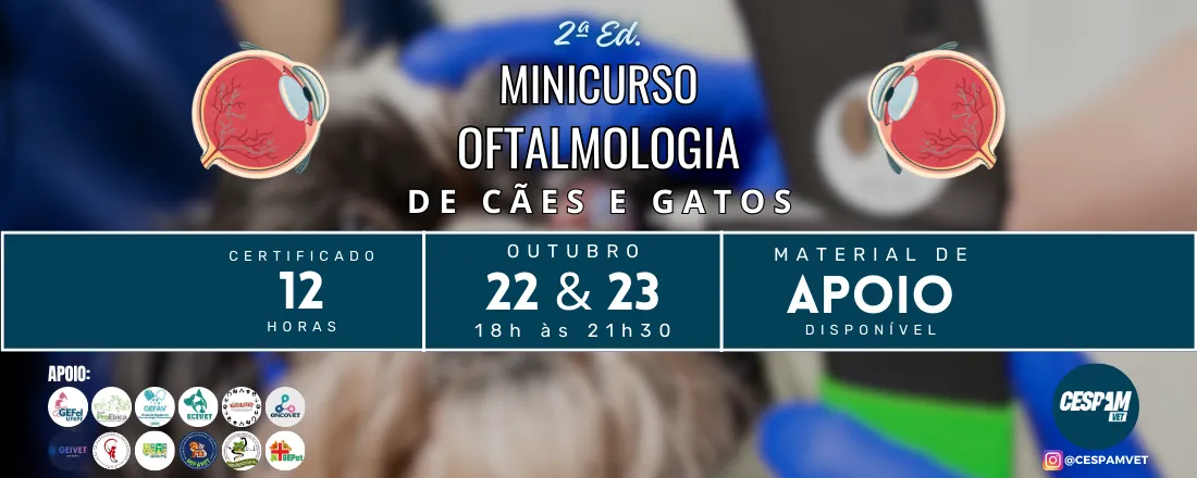 2º Minicurso de Oftalmologia de Cães e Gatos