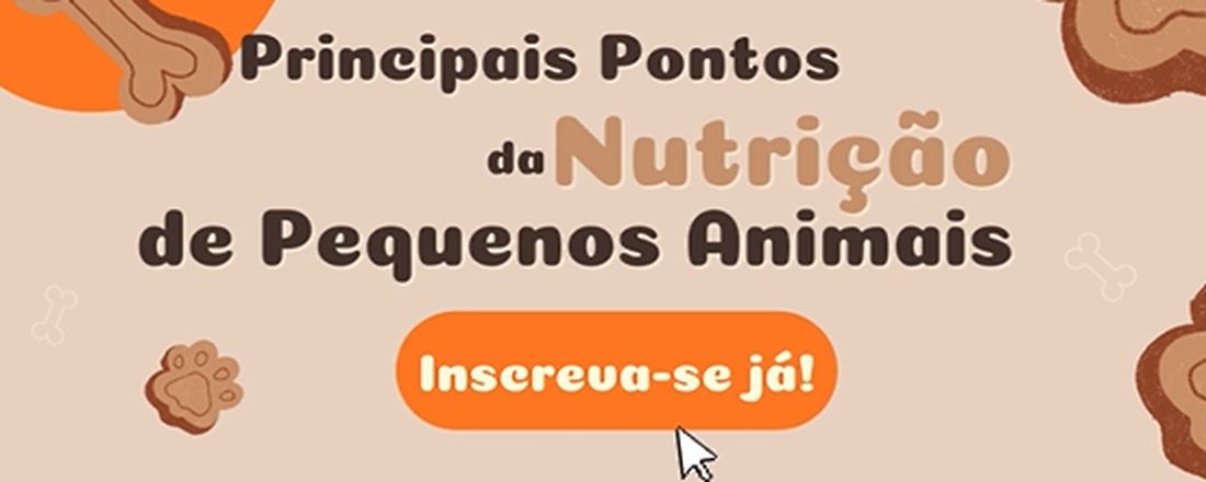 Principais pontos da nutrição de pequenos animais