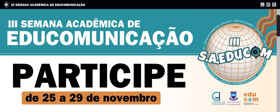 III Semana Acadêmica de Educomunicação