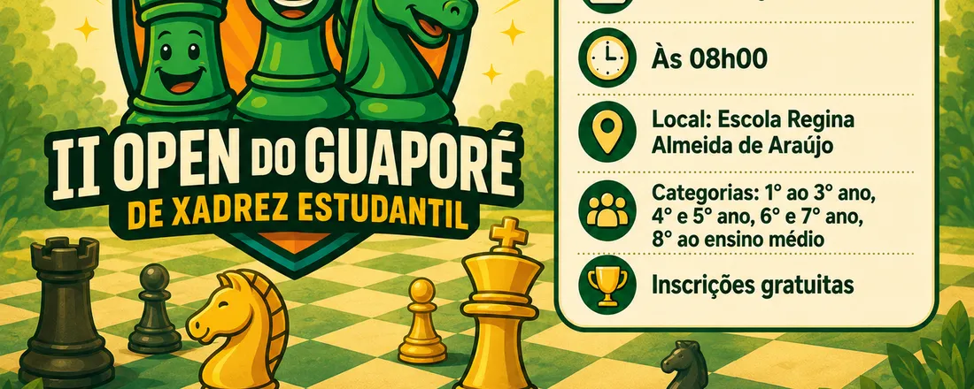 II OPEN DO GUAPORÉ DE XADREZ ESTUDANTIL