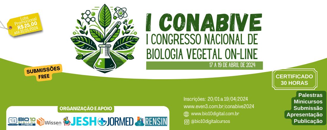 I Congresso Nacional de Biologia Vegetal On-line (I CONABIVE)