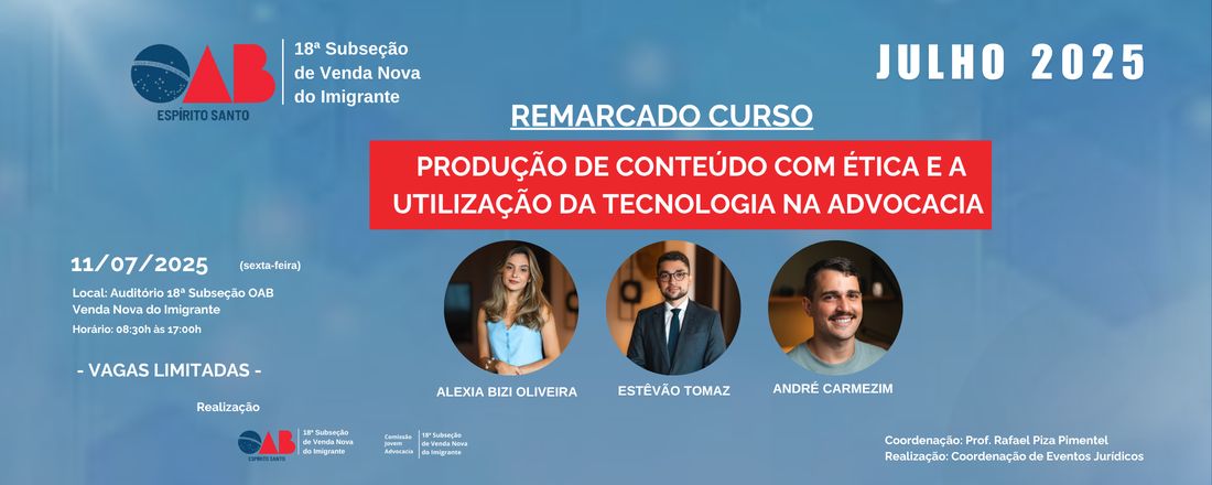 PRODUÇÃO DE CONTEÚDO COM ÉTICA E A UTILIZAÇÃO DA TECNOLOGIA NA ADVOCACIA