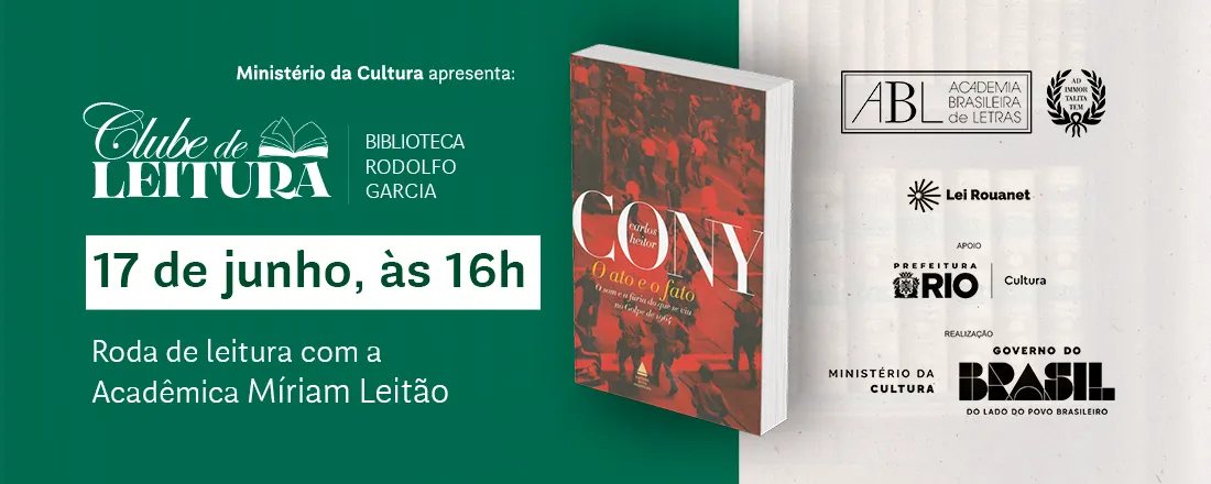 Clube de Leitura - Biblioteca Rodolfo Garcia