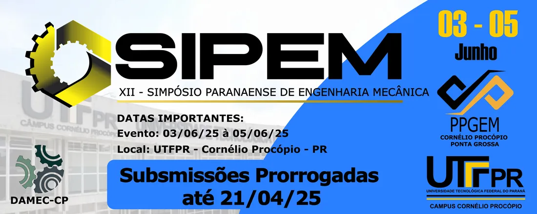 XII SIPEM - Simpósio Paranaense de Engenharia Mecânica